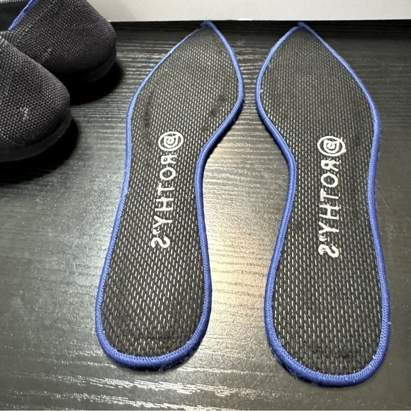 Rothy’s Retired The Point Gray Camo Pointed Toe Knit Ballet Flats - Picture 7 of 8